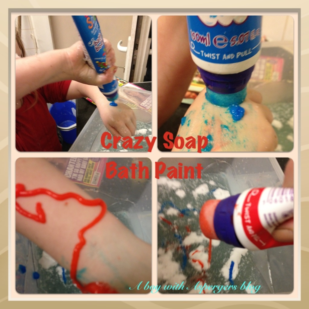 Sensory Fun with Crazy Soap | A boy with Asperger's